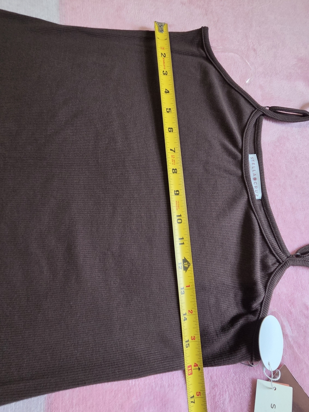 Women's Brown Spaghetti Strap Maxi Dress - Sleek Slip Style - Picture 4 of 7